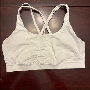 Lululemon Athletica White Energy Sports Bra